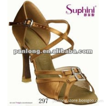 Fashion Dark Tan BD Latin Dancing shoes 297
